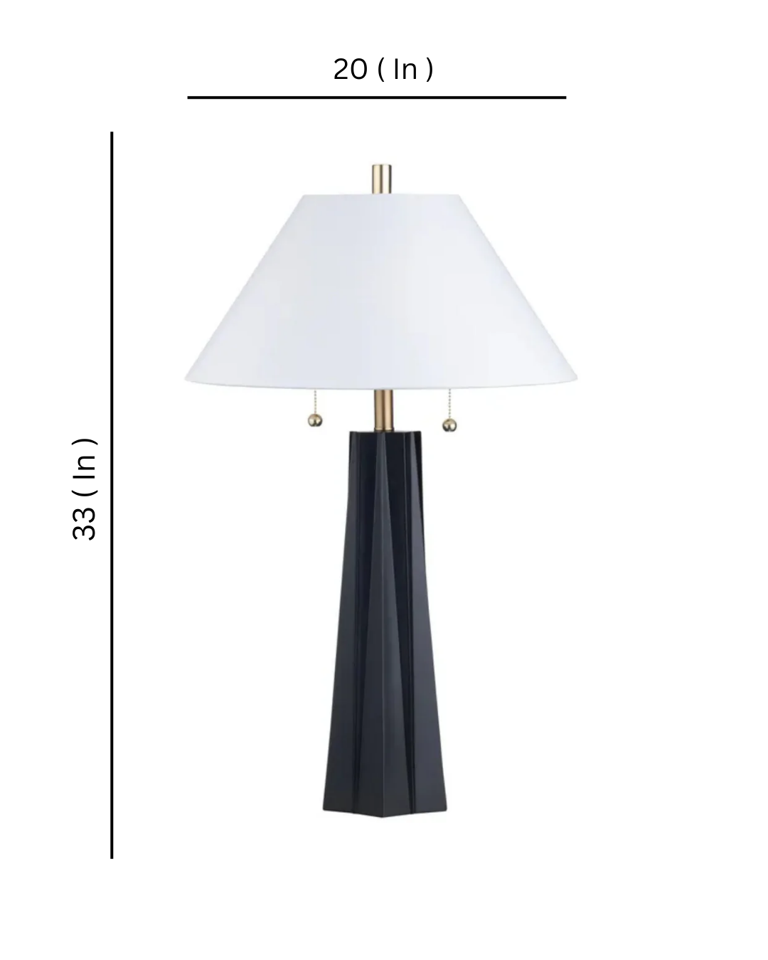 Banner Table Lamp / Pair