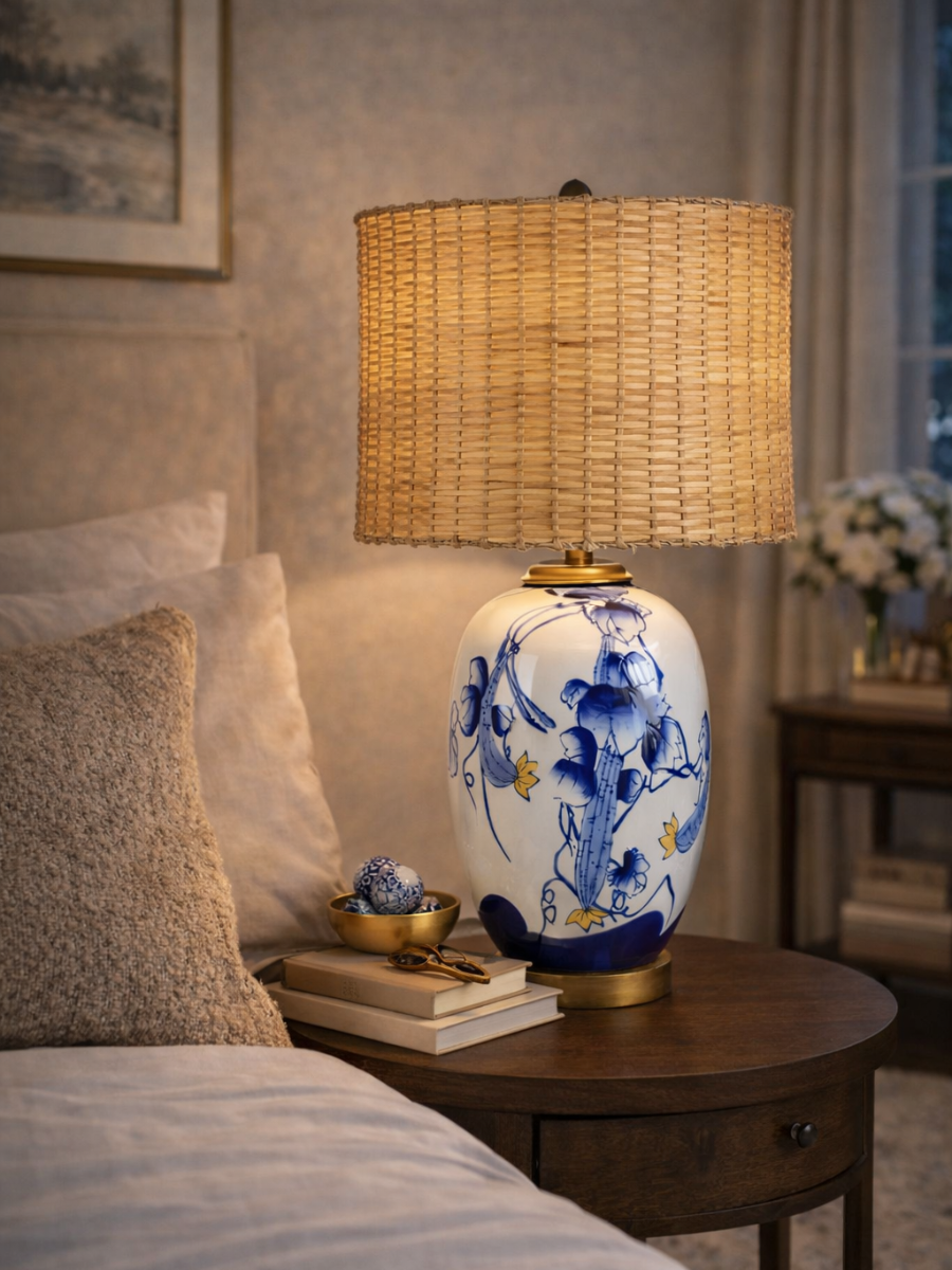 Bitter Melon Lamp / Pair