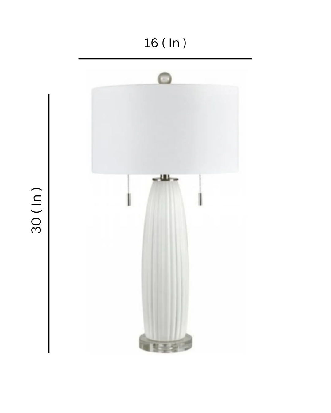 Hoare Olive Table Lamp / Pair