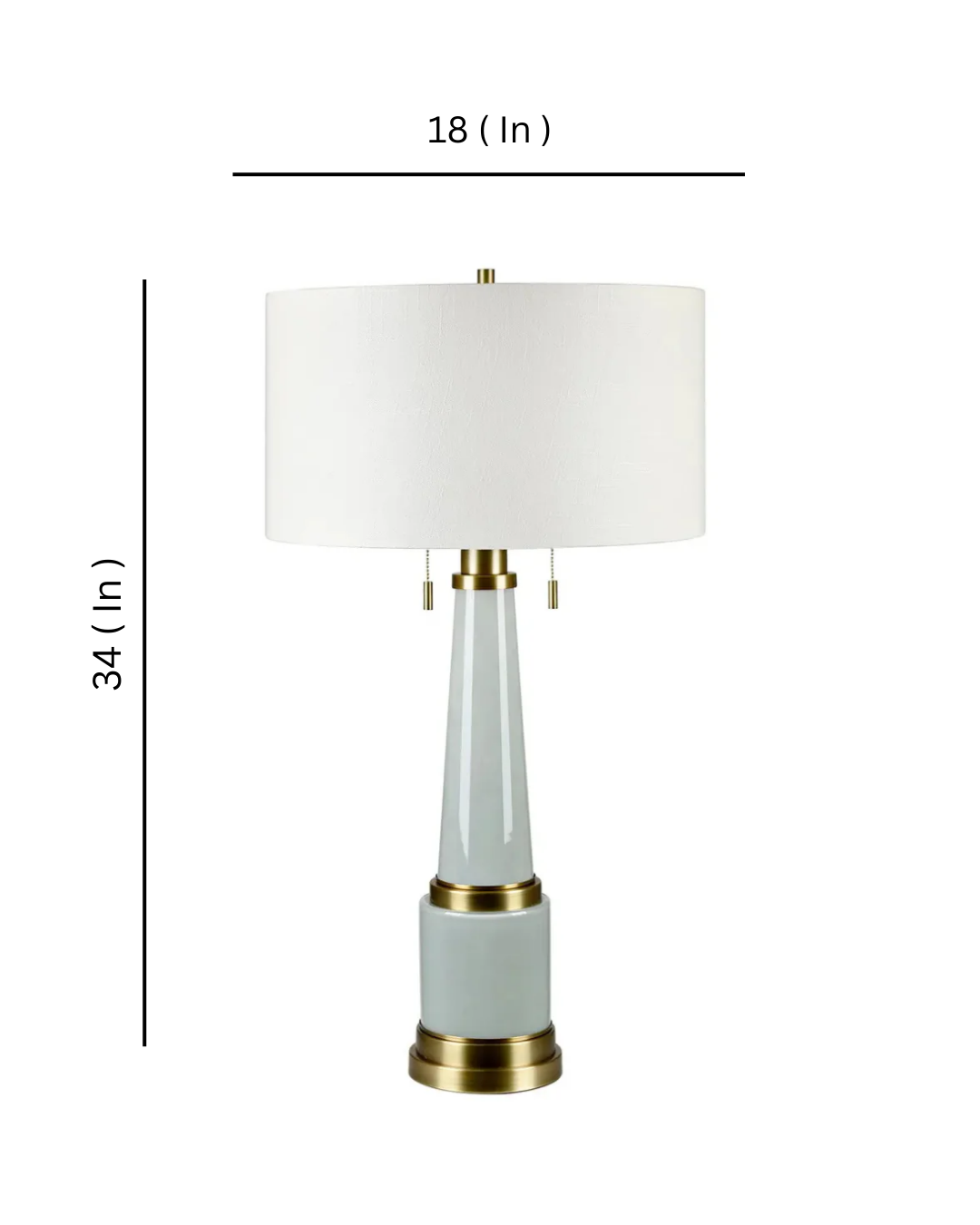 Meyers Column Table Lamp / Pair