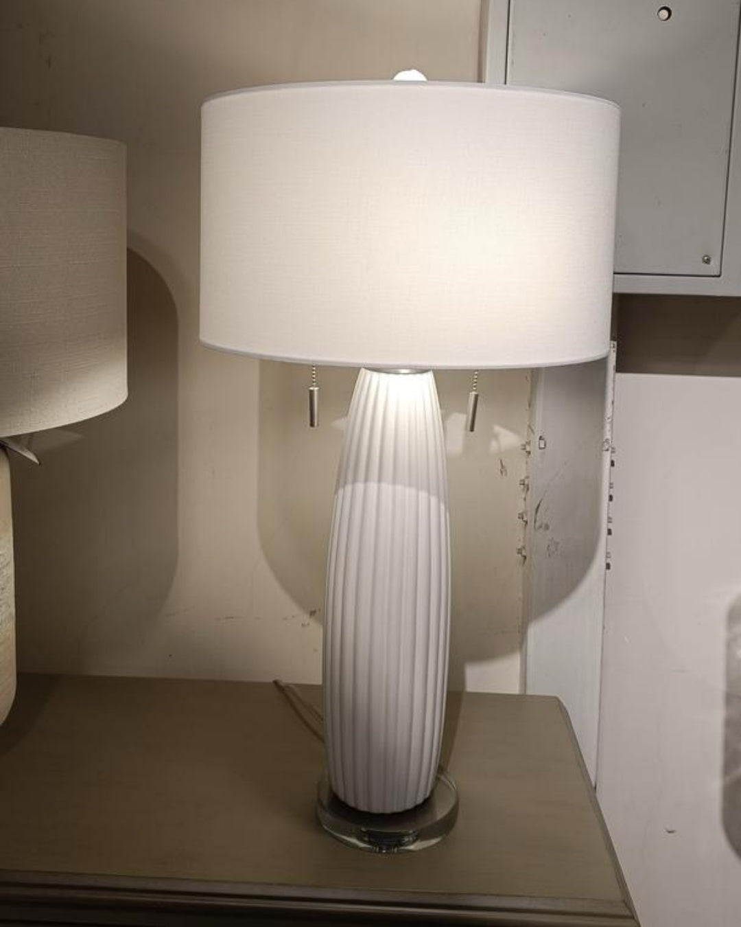 Hoare Olive Table Lamp / Pair
