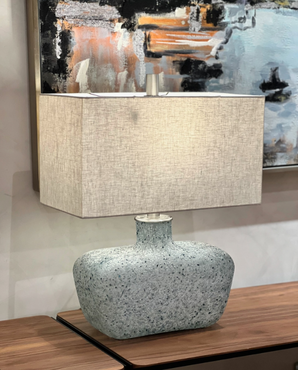 Bauer blown glass table lamp / Pair